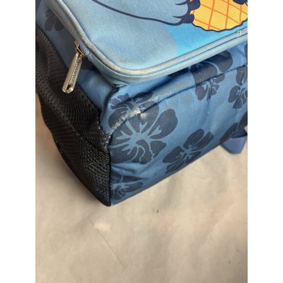 Disney Loungefly Lilo & Stitch Pineapple Backpack Hibiscus Print Hard to Find main image 16